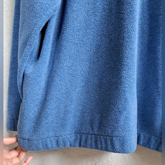 Ocean Pacific Menswear Blue Half Zip Pullover Sweater - Picture 6 of 9